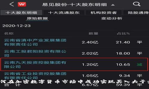 : 如何在加密数字货币市场中成功实现买入大于卖出？